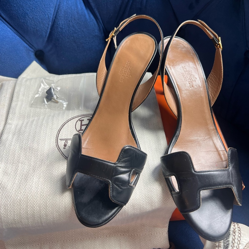 Hermes black sandals - Picture 7 of 7